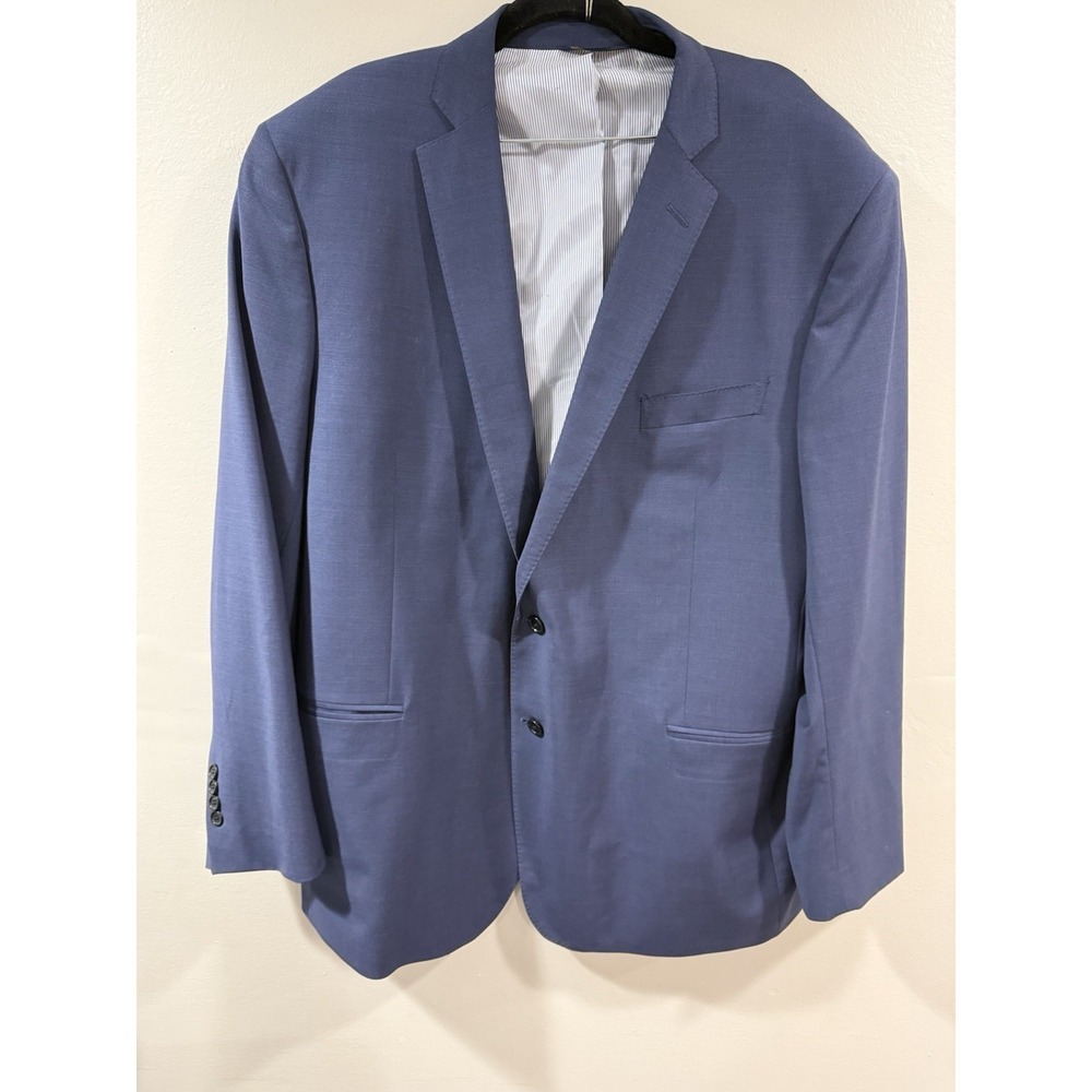 Brooks Brothers Suit Jacket Mens 50L Blue Wool Explorer Regent